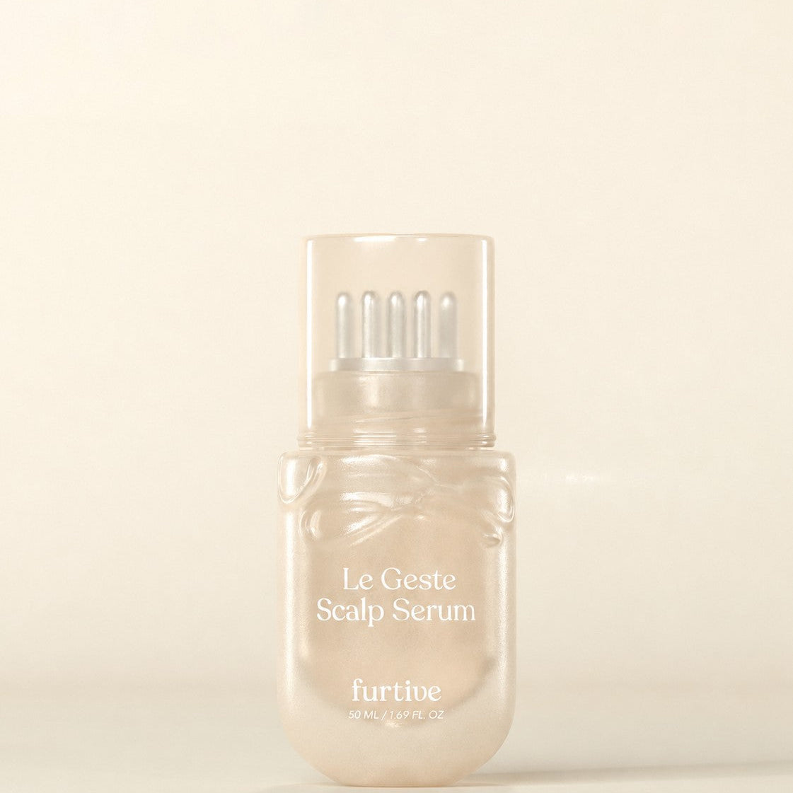 Visualisation du design Le Geste : flacon givré fermé.